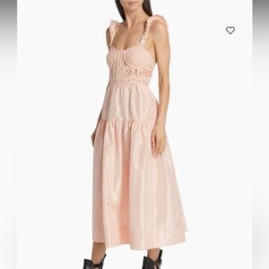 SEA NY Evita Corset Dress in Powder